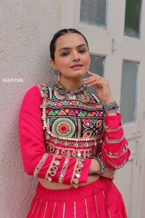 Kutchi Work Navratri Lehenga Choli For Festival