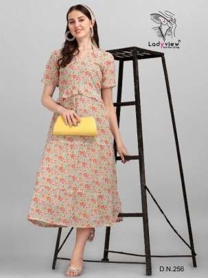 Ladyview Fusion Fancy Geogette Western One Piece Dress