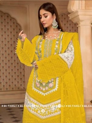 latest arrival ramsha organza ready made suit from fab funda