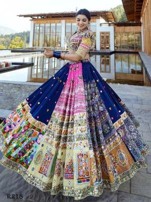 Latest Digital Printed Muslin Cotton Lehenga Choli With 1 Mtr Unstitch Blouse