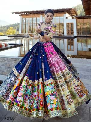 Latest Digital Printed Muslin Cotton Lehenga Choli With 1 Mtr Unstitch Blouse