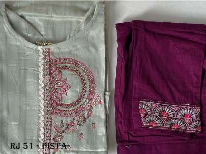 Latest Heavy Dobby Rayon Pista Kurti Pant Set