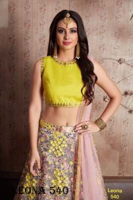 latest Heavy Soft Net Semi Stiched Lehenga Choli at Fab Funda