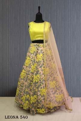 latest Heavy Soft Net Semi Stiched Lehenga Choli at Fab Funda