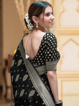 Latest Launch Black Silk Saree