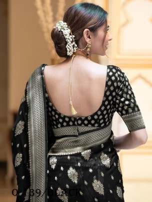 Latest Launch Black Silk Saree