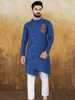 Latest Launch Blue Kurta Pyjama
