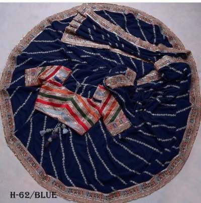 Latest Launch Luxurious Silk Blue Color Saree