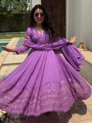 Latest Pink Designer Georgette Suit Set