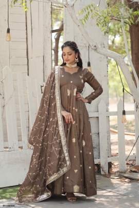 Latest Sequence Embroidered Designer Ready Made Anarkali Suit Catalogue