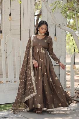 Latest Sequence Embroidered Designer Ready Made Anarkali Suit Catalogue