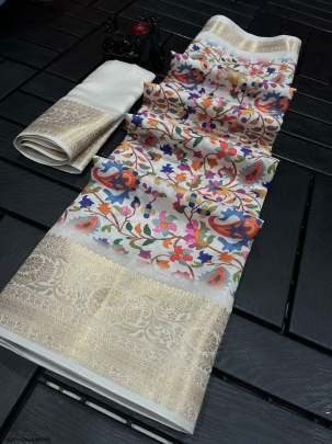 Latest soft dola silk Materials digital print saree