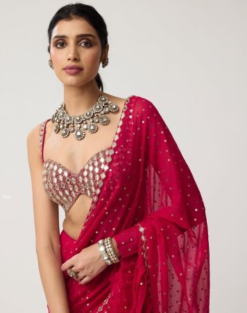 Launching Bollywood Style Pleated Ready To Wear Saree