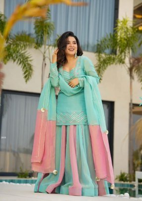 Launching New Designer Party Wear Look Heavy Curancy Silk Top Lehenga and Dupatta Set