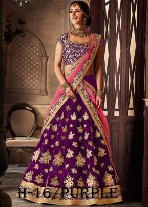 Launching Our New Velvet Silk Purple Dupatta Choli