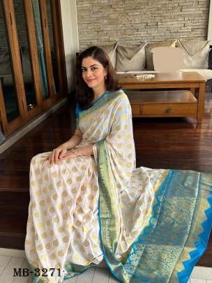 Lavanya soft Kanjivaram Jacquard Silk Saree