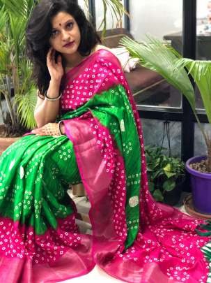 linen saree