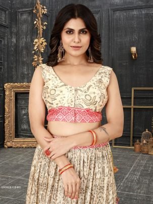 Lucaya V 9 Party Wear Chinon Silk Lehenga Choli