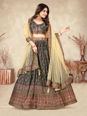 Lucaya V 9 Party Wear Chinon Silk Lehenga Choli