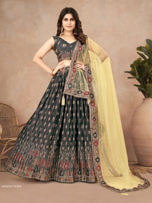 Lucaya V 9 Party Wear Chinon Silk Lehenga Choli
