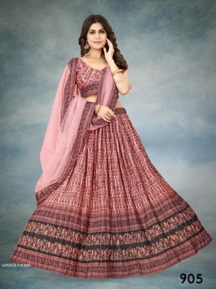 Lucaya V 9 Party Wear Chinon Silk Lehenga Choli