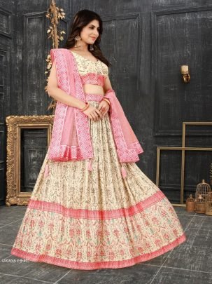 Lucaya V 9 Party Wear Chinon Silk Lehenga Choli