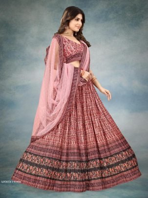 Lucaya V 9 Party Wear Chinon Silk Lehenga Choli