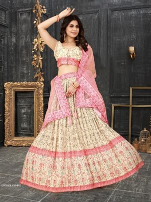 Lucaya V 9 Party Wear Chinon Silk Lehenga Choli