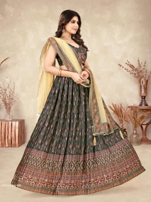 Lucaya V 9 Party Wear Chinon Silk Lehenga Choli