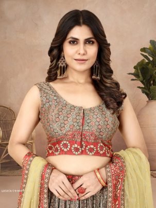 Lucaya V 9 Party Wear Chinon Silk Lehenga Choli