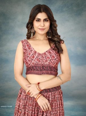 Lucaya V 9 Party Wear Chinon Silk Lehenga Choli