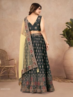 Lucaya V 9 Party Wear Chinon Silk Lehenga Choli