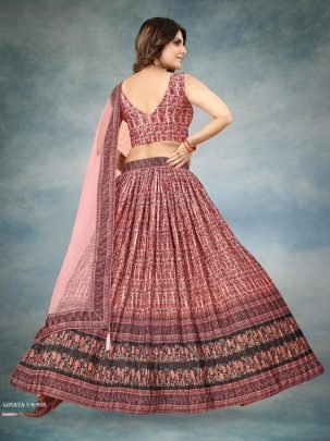 Lucaya V 9 Party Wear Chinon Silk Lehenga Choli