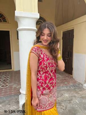 Luxurious Heavy Micro Cotton Pink Salwar Suit Set