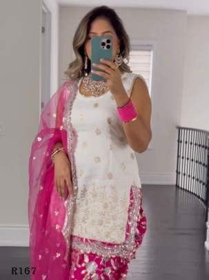 Luxury Look Designer Doti Salwar Suits