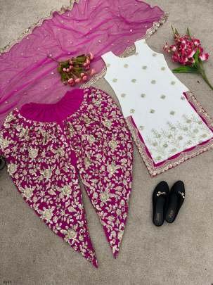 Luxury Look Designer Doti Salwar Suits