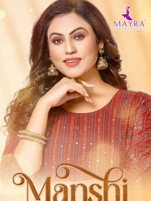 Maira   Mansi   Capsul Foil Print With Manual Handwork Kurti