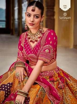 Marvelous Pink Coding Thread Work Silk Engagement Wear Lehenga Choli
