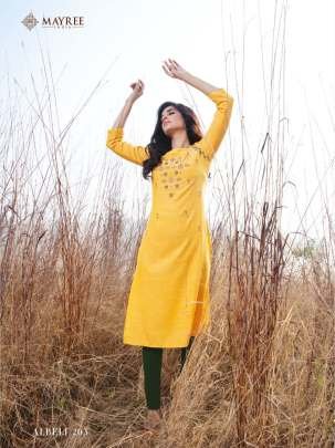 Mayree Brand Albeli Vol 2 Attractive Rayon Designer Kurtis