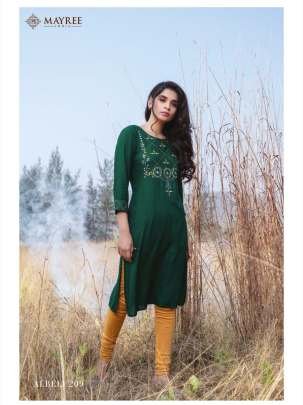 Mayree Brand Albeli Vol 2 Attractive Rayon Designer Kurtis