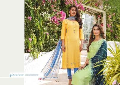 Mayree Brand Trendy Style Rayon Kurtis Set