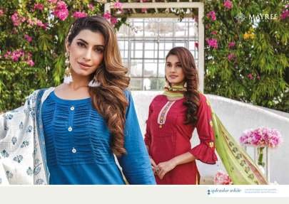 Mayree Brand Trendy Style Rayon Kurtis Set
