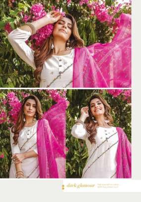 Mayree Brand Trendy Style Rayon Kurtis Set