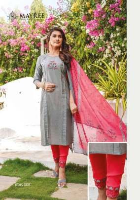Mayree Brand Trendy Style Rayon Kurtis Set