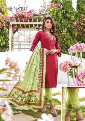 Mayree Brand Trendy Style Rayon Kurtis Set