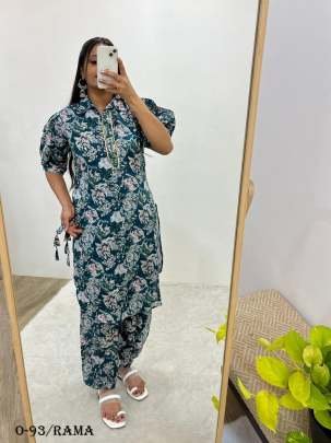 Mille Printed Rama Co-ord Set