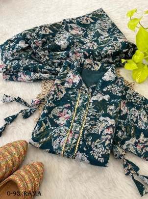 Mille Printed Rama Co-ord Set