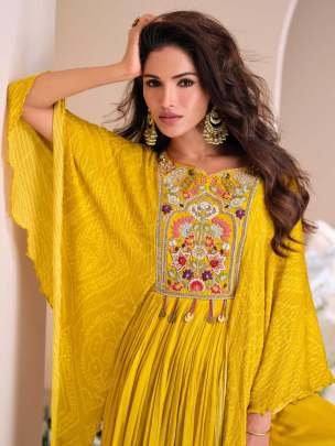 Mohey by Sayuri Yellow Exclusive Classic Quality Indo Western Dresses