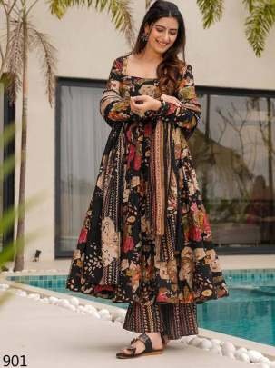 Mul Cotton Digital Printed Palazzo Suit