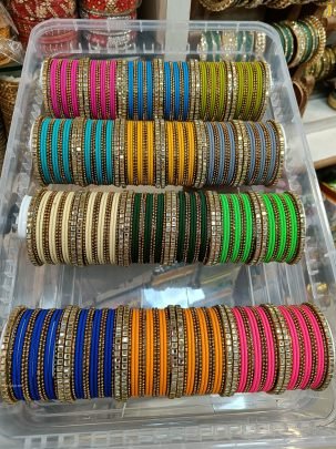 Multi 12 Color Bangles Set  A